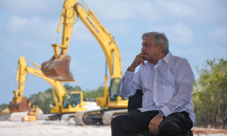 Contratos a cuentagotas. Gasto en obra pública se desploma con AMLO