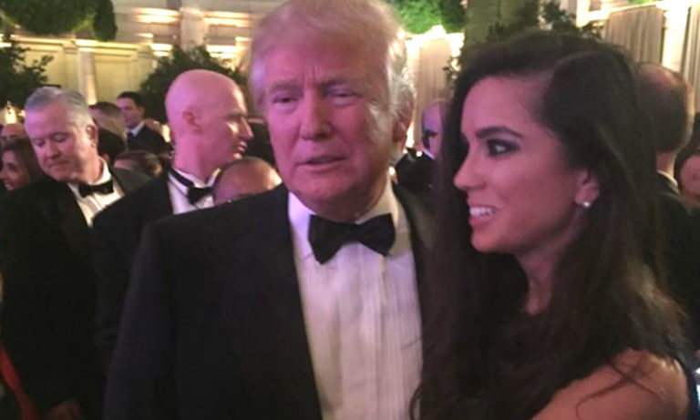 Llega Biden y nuera de AMLO sube a Instagram foto con Trump