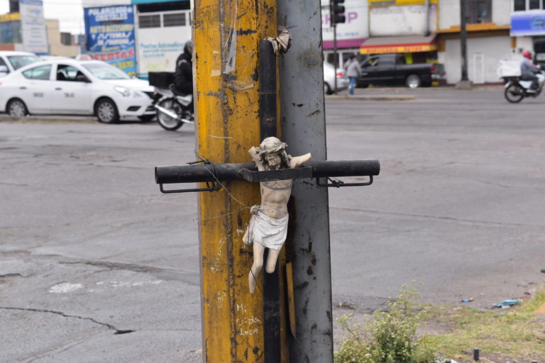 El Cristo Roto del camellón / Imágenes de Aguascalientes