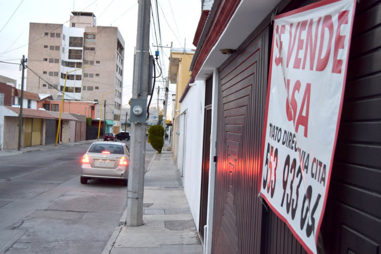Complicado, panorama para la venta y compra de bienes inmuebles de Aguascalientes