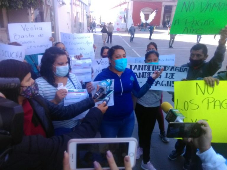 Veolia deberá esclarecer el adeudo que tienen los vecinos de Villa Montaña en Aguascalientes