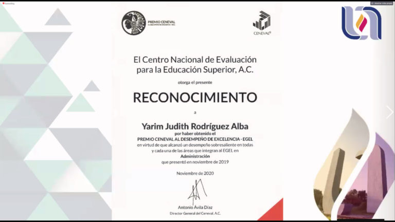 UAA reconoce a egresados destacados en el Premio Ceneval al Desempeño de Excelencia-EGEL