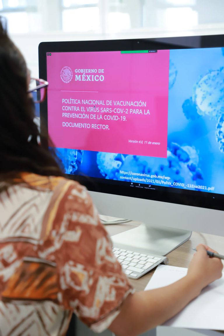 Capacitaron a voluntarios de la Brigada Nacional de Vacunación contra covid-19