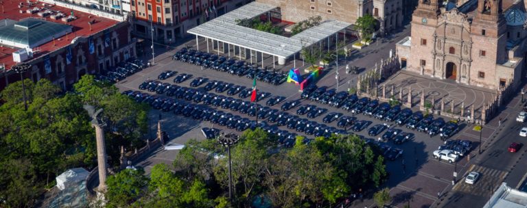 Municipio de Aguascalientes adquirió 210 nuevos vehículos para la SSPM