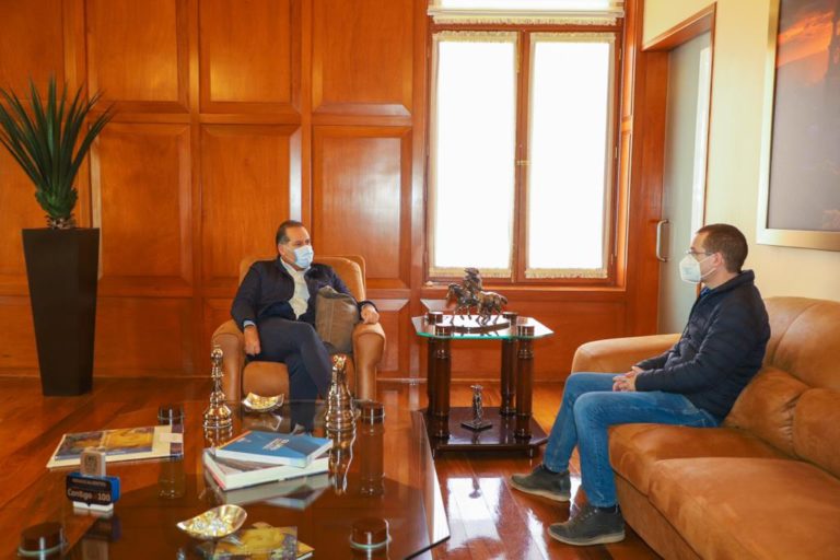 Martín Orozco, gobernador de Aguascalientes se reunió con Ricardo Anaya