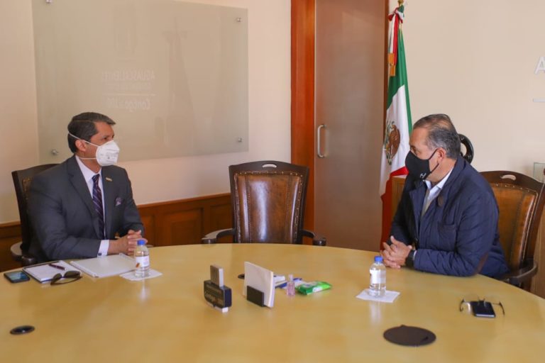 Gobernador se reunió con presidente del Consejo Coordinador Empresarial del estado