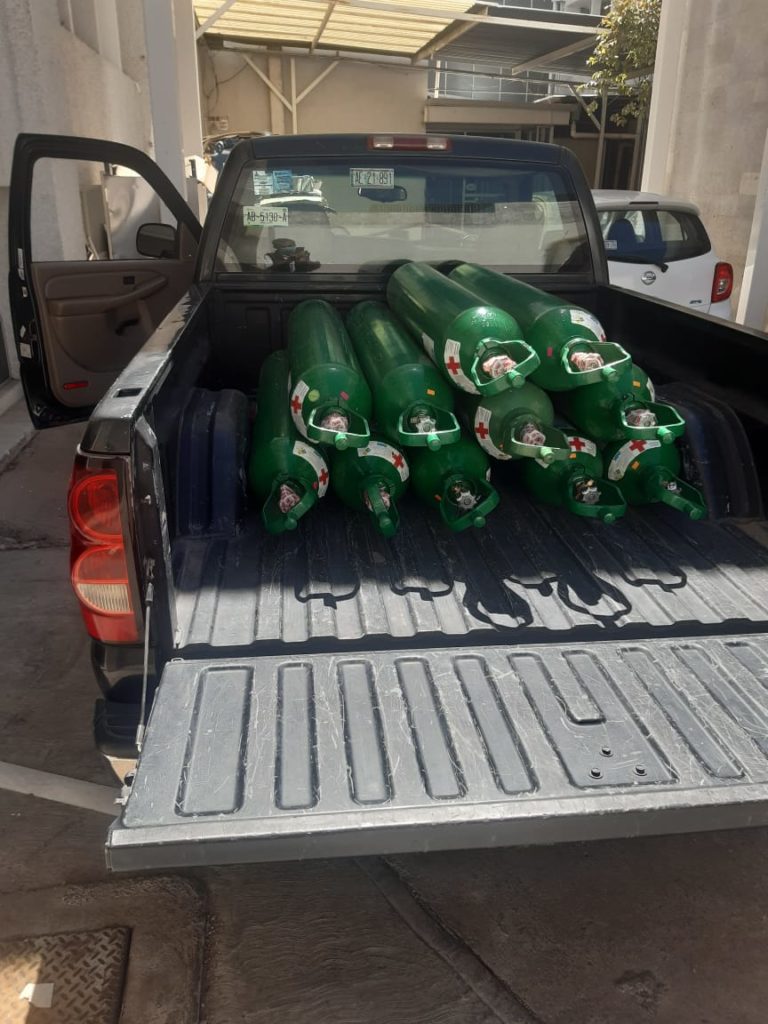 Guardia Sanitaria asegura tanques de oxígeno en El Llano