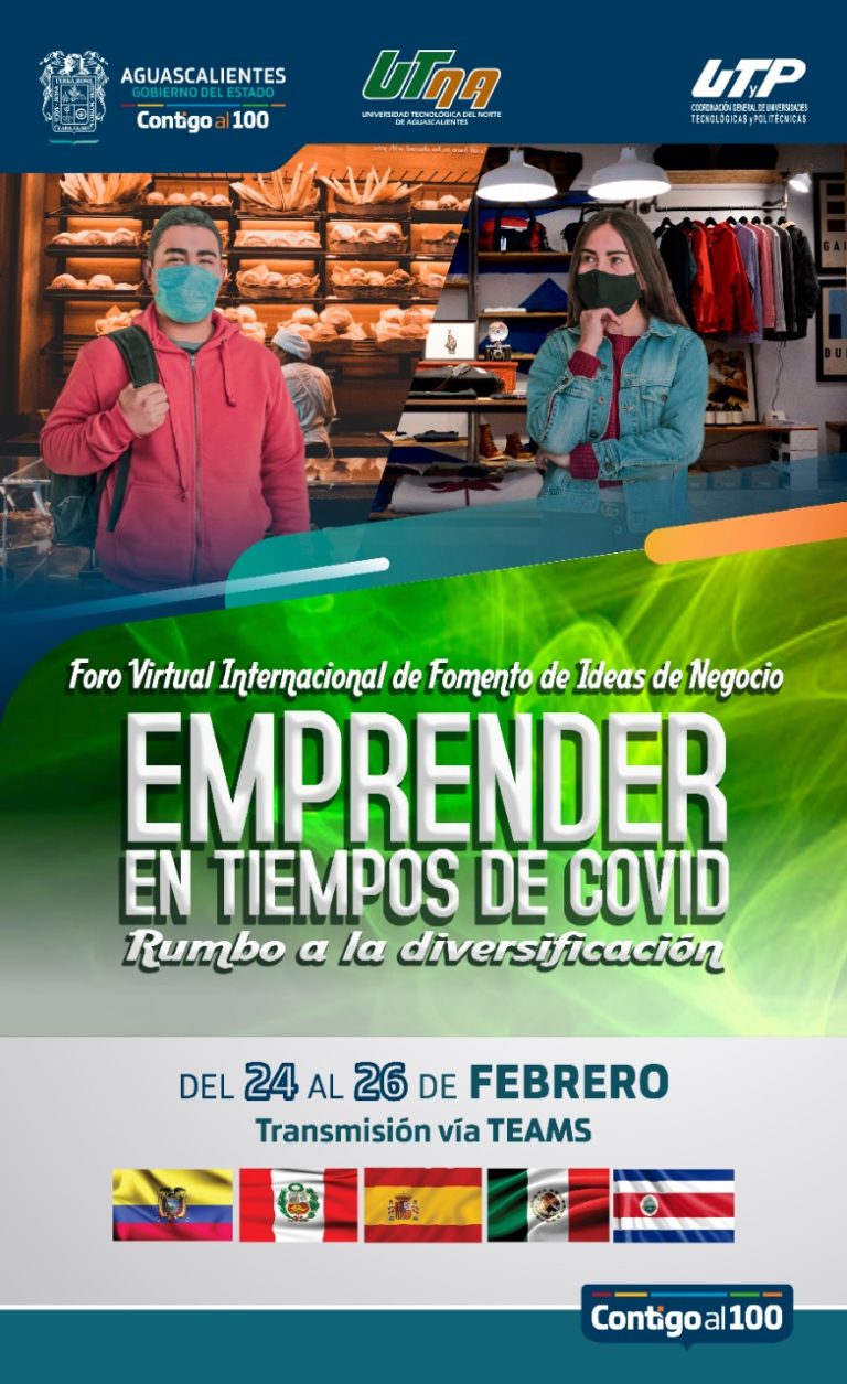 En Aguascalientes, arranca foro Emprender en Tiempos de Covid en la UTNA