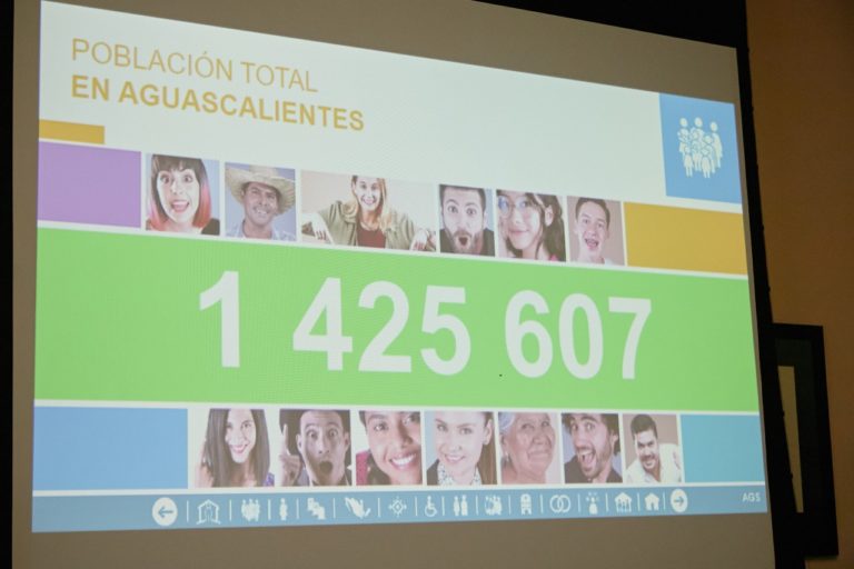Inegi presenta al gobernador de Aguascalientes resultados del Censo de Población y Vivienda 2020