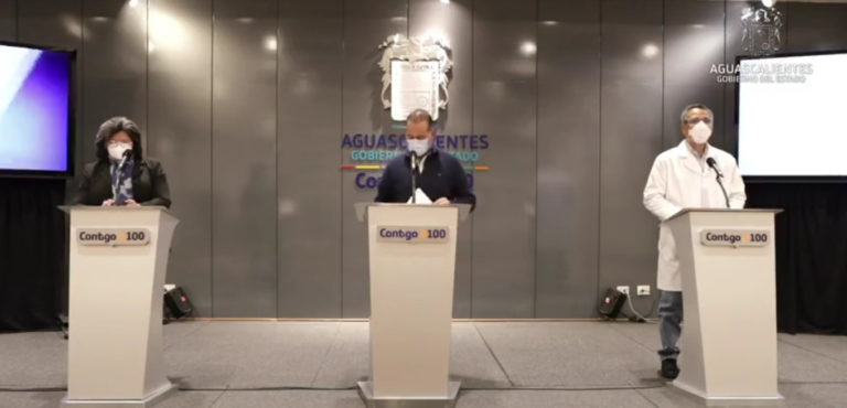 Señala gobernador de Aguascalientes que sociedad y municipios cooperan poco en medidas de restricción por COVID-19