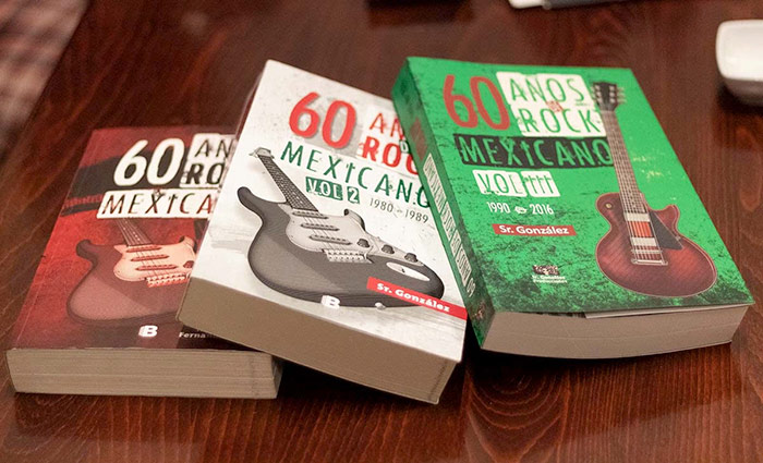 En tres tomos, 60 años de rock mexicano