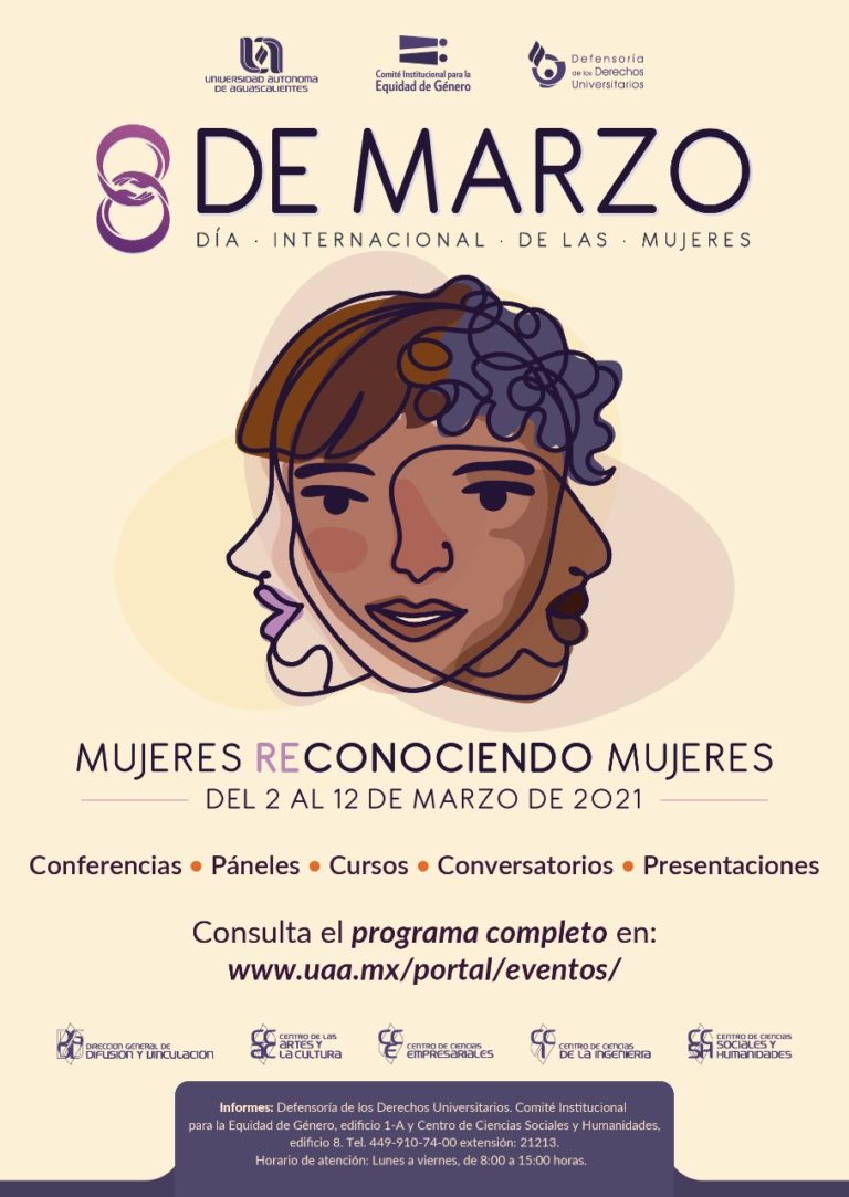 UAA inicia actividades en línea para conmemorar el Día Internacional de la Mujer
