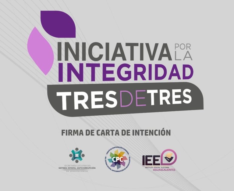 En Aguascalientes, presentan plataforma para Iniciativa por la Integridad 3de3