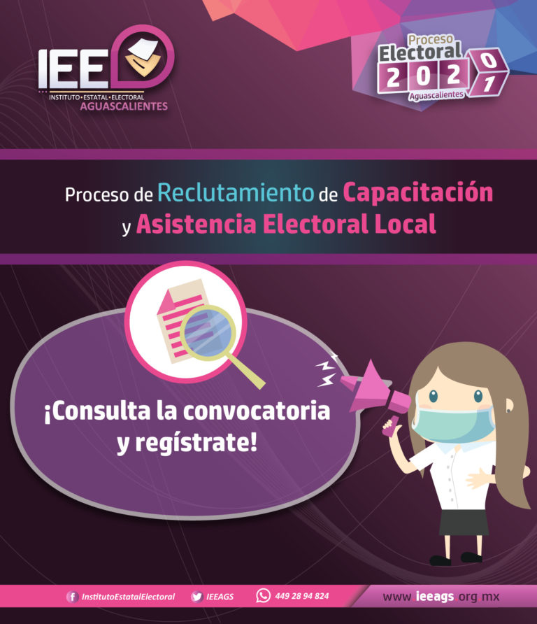 Convoca IEE a participar en tareas de  capacitación y asistencia electoral