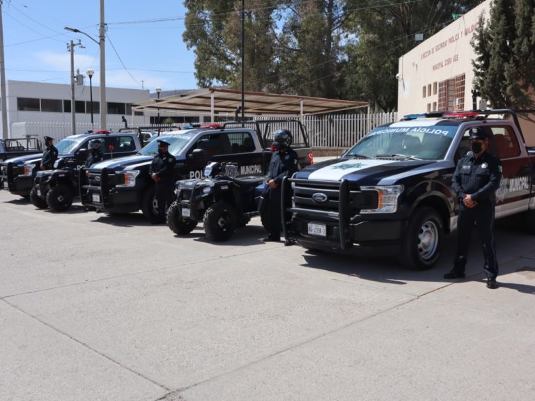 Entregan nuevas unidades a la Policía Municipal de Cosío municipio de Aguascalientes