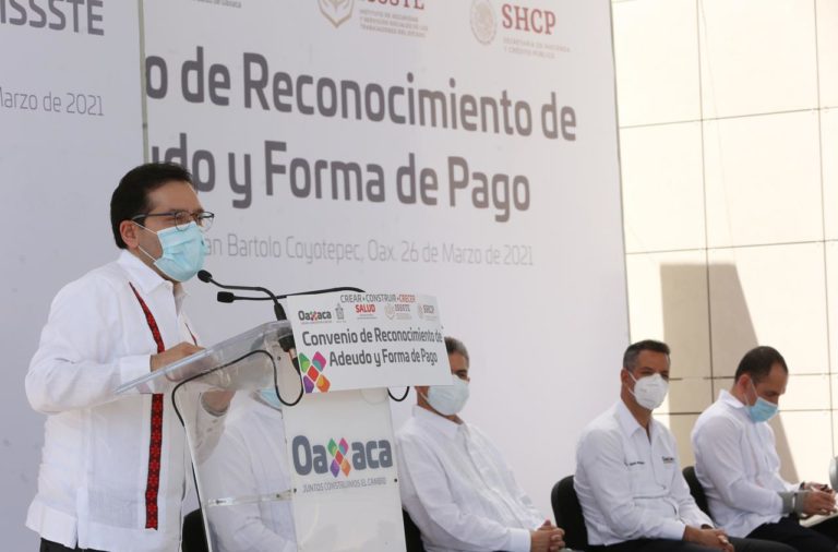 Recibe Issste hospital materno-infantil como pago de deuda del gobierno de Oaxaca