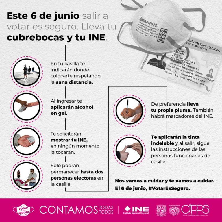 Aprueba INE instalación de 1,701 casillas para elecciones del 6 de junio