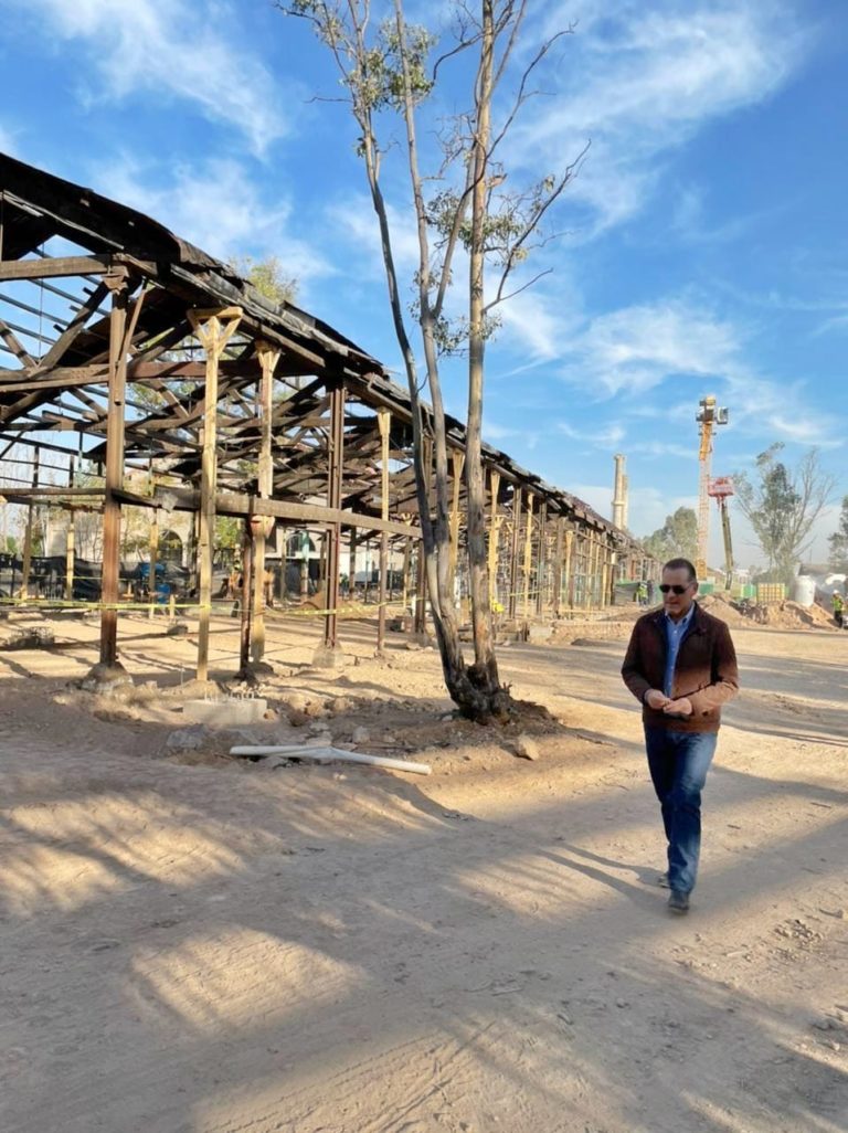 Gobernador de Aguascalientes supervisa avances del Complejo Tres Centurias