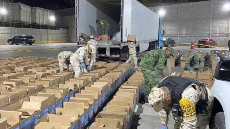 Sedena decomisa cocaína con valor de más de 103 millones de pesos