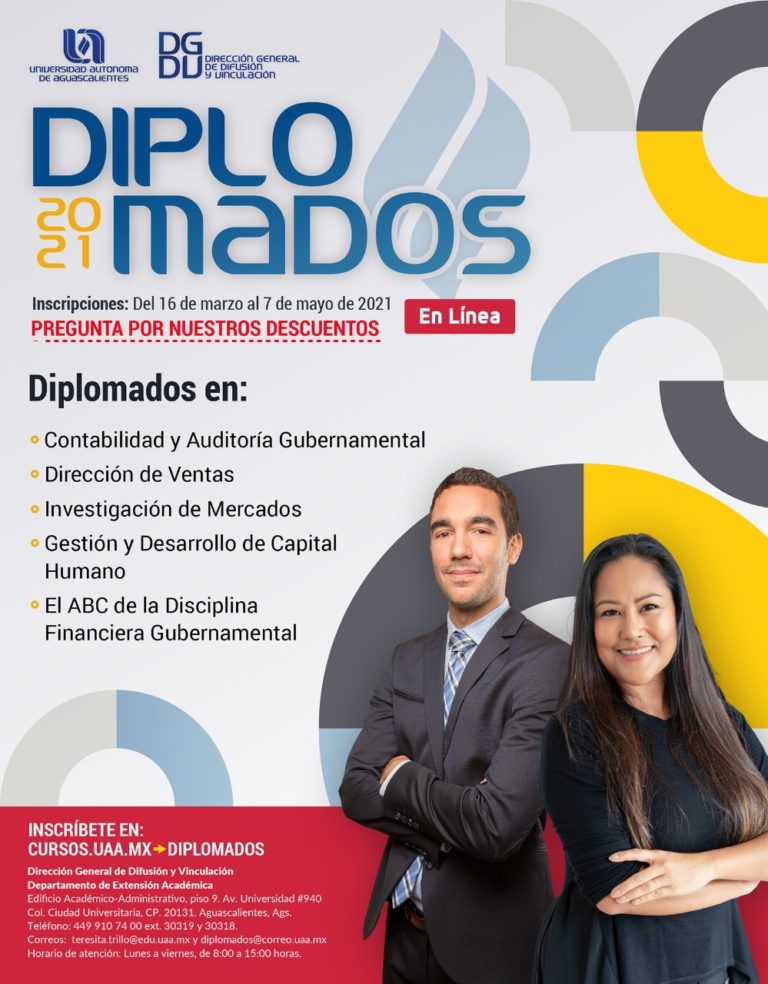 UAA abre su primera convocatoria de Diplomados 2021