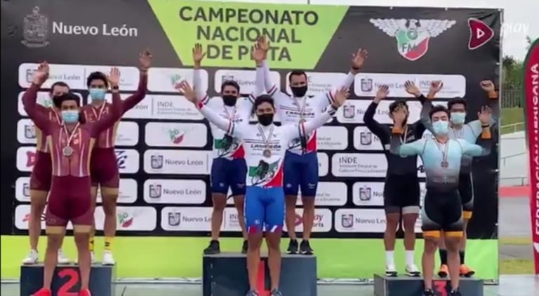 Aguascalientes obtuvo medallas en campeonato de ciclismo de pista