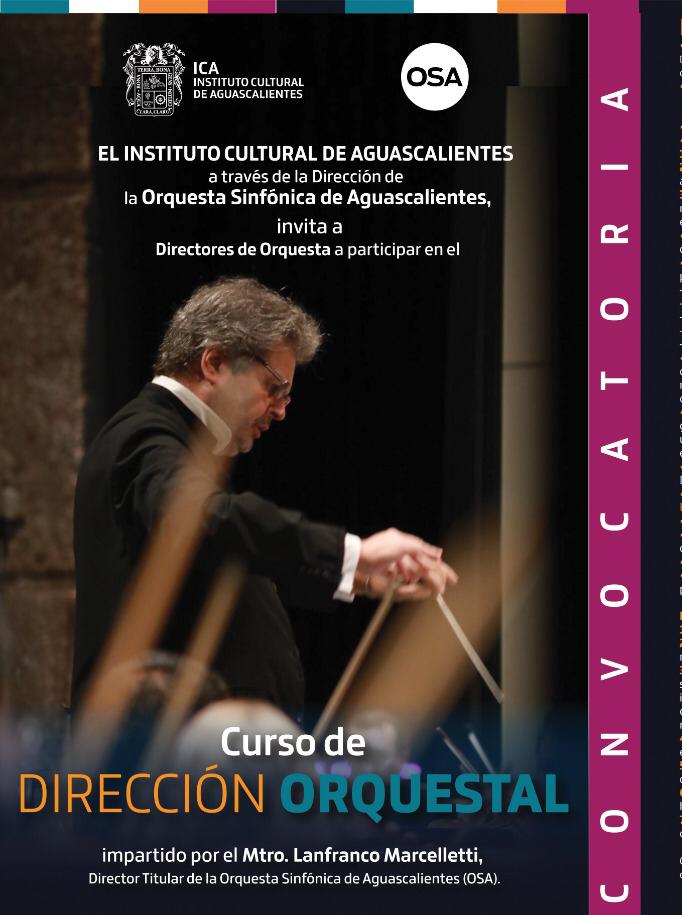 ICA lanza convocatoria para curso de Dirección Orquestal
