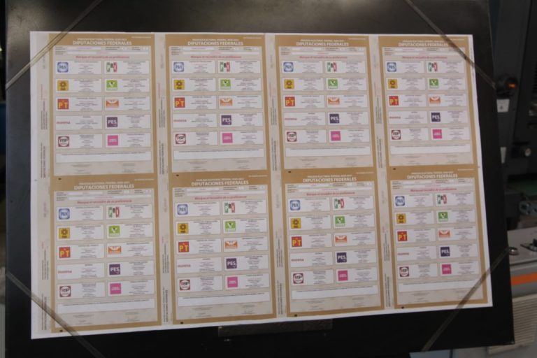Arranca INE la impresión de 101.6 millones boletas para los comicios del 6 de junio