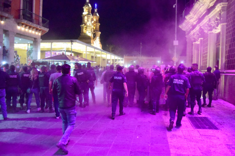 Tras la represión en el 8M, ninguna recomendación de Derechos Humanos llegó a la corporación policiaca estatal