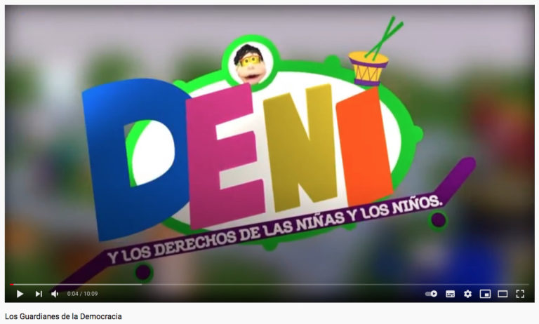 CDHEA publica video para niños sobre democracia