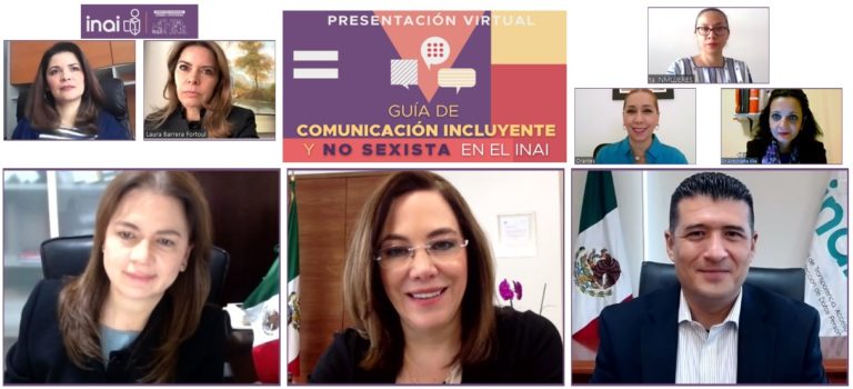 INAI publica la Guía de Comunicación Incluyente y No Sexista