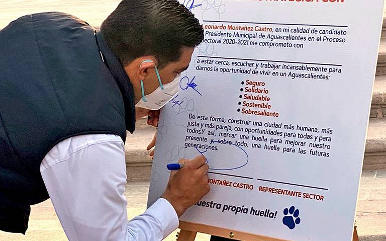 Leonardo Montañez se compromete a trabajar en favor de personas con discapacidad