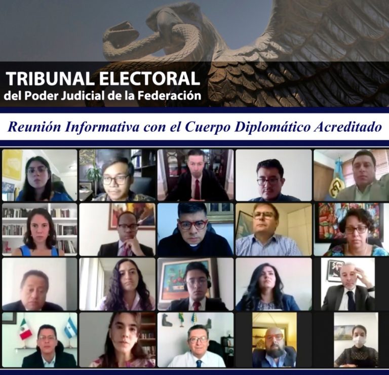 TEPJF, listo para enfrentar comicios, asegura José Luis Vargas ante cuerpo diplomático