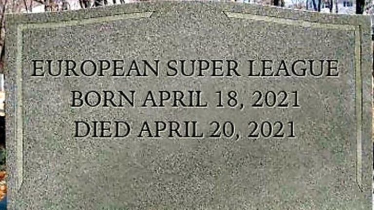 Una comedia llamada Superliga, la mejor liga de Europa que duró dos días