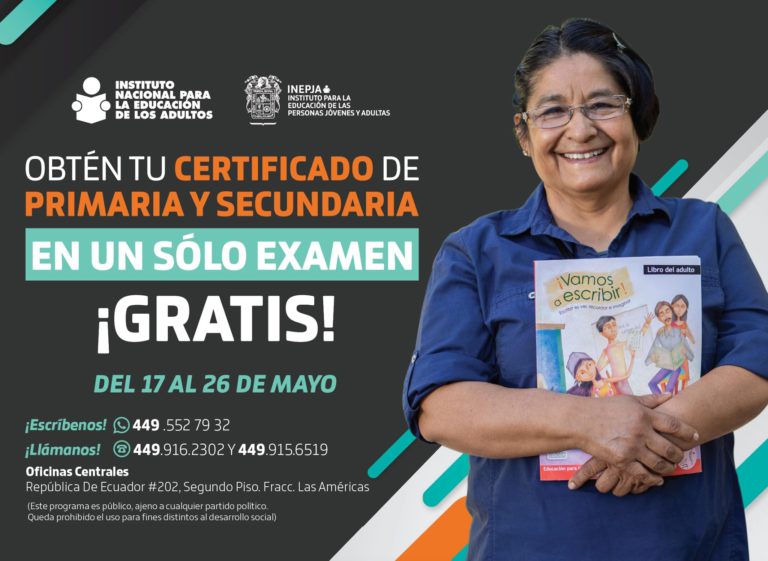 Inepja realizará jornada de aplicación de exámenes para educación básica