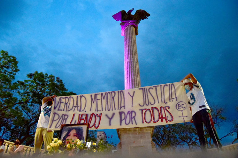Así fue la marcha por Wendy en Aguascalientes aquí las postales