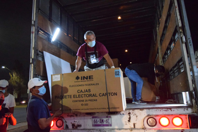 INE recibió las boletas para el Proceso Electoral Federal