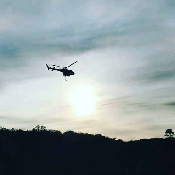 Helicóptero Águila 1 trasladó a una menor de un año en condición grave