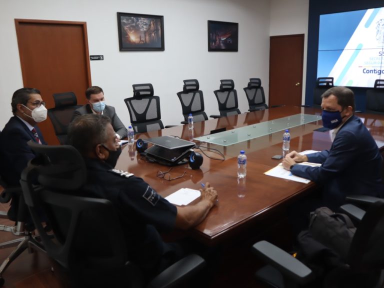 SSPE en Aguascalientes se reunió con funcionarios alemanes de seguridad
