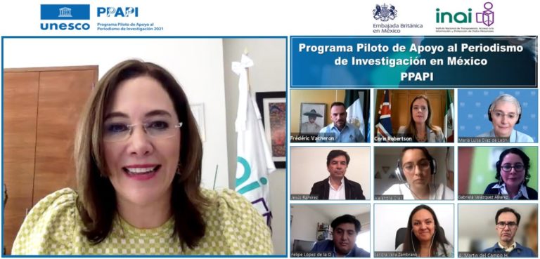 Unesco, INAI y Embajada Británica anuncian programa de apoyo al periodismo de investigación