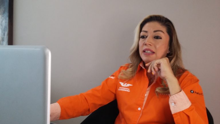 Candidata a diputación local de MC en Aguascalientes mostró sus propuestas en debate organizado por el IEE