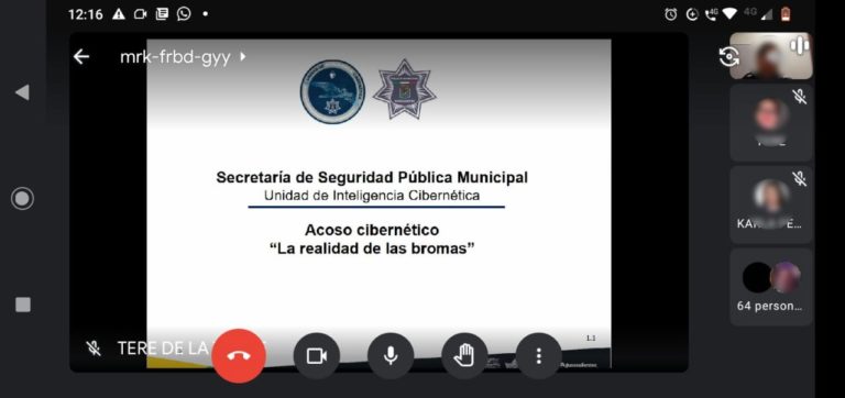 SSPM imparte curso de prevención de acoso cibernético