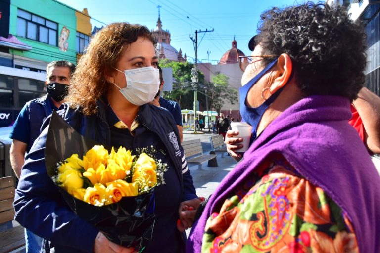 Alcaldesa de Aguascalientes visitó el Mercado Terán