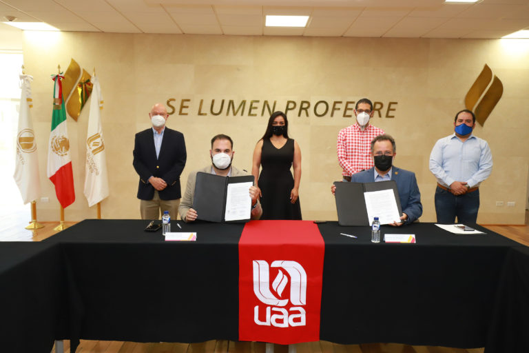 UAA firmó convenio de colaboración con Coparmex