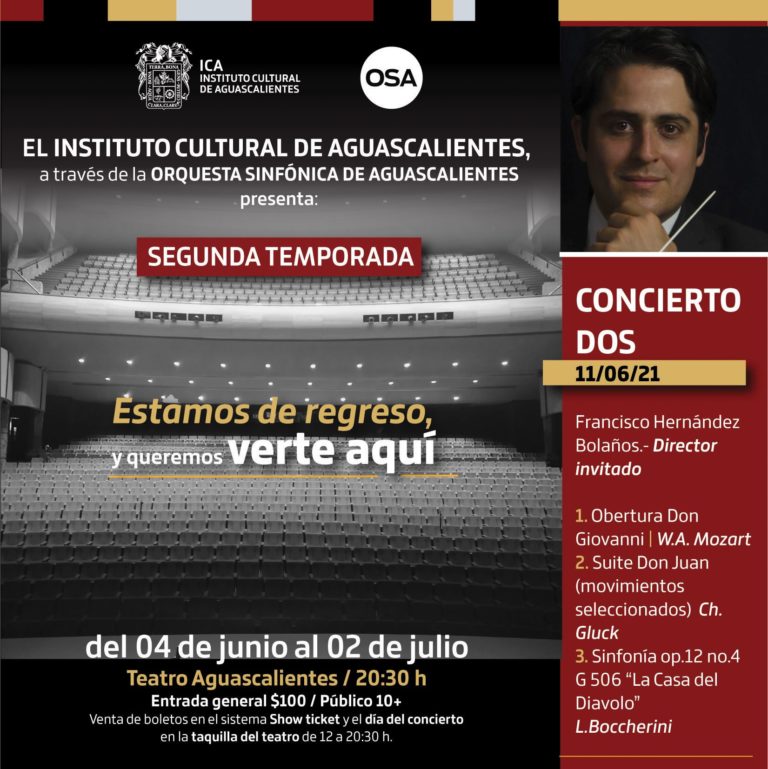 LA OSA tendrá director invitado durante su segundo concierto de la temporada