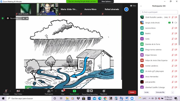 Imparte SSMAA charla sobre el aprovechamiento del agua de lluvia