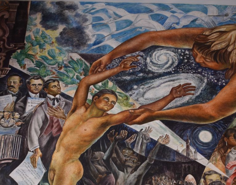 Y tu cielo, las garzas en desliz  Y el relámpago verde de los loros/ Imágenes de Aguascalientes 