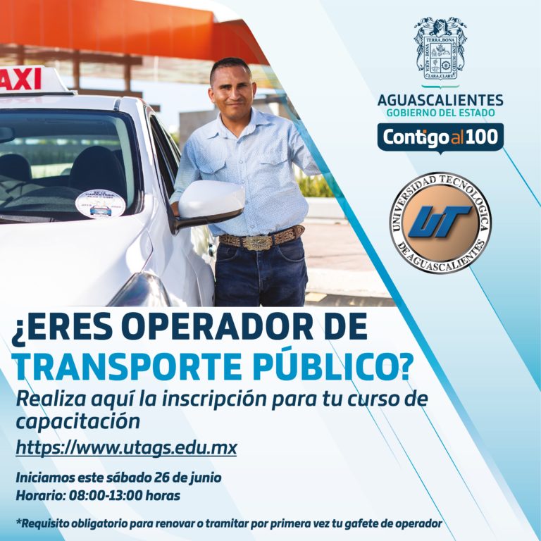 Operadores de Transporte Público recibirán capacitación en la UTA