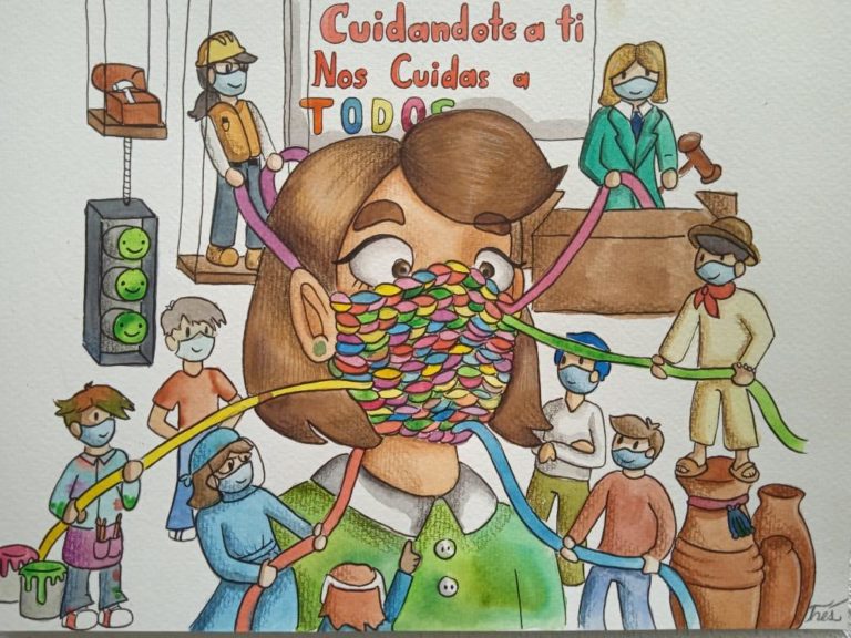 IEA y Seggob promueven entre niños y niñas medidas sanitarias contra covid-19