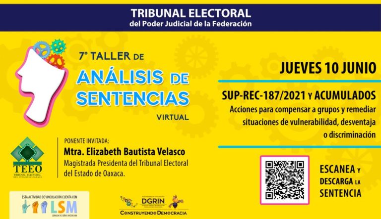 TEPJF analiza sentencia sobre participación política de grupos vulnerados