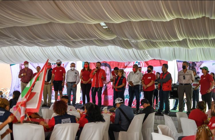 Candidato del PRI a la alcaldía de Jesús María pide a la ciudadanía su voto